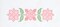 Jack Dempsey Stamped Pillowcases W/White Perle Edge 2/Pkg-Cross-Stitch Pretty In Pink